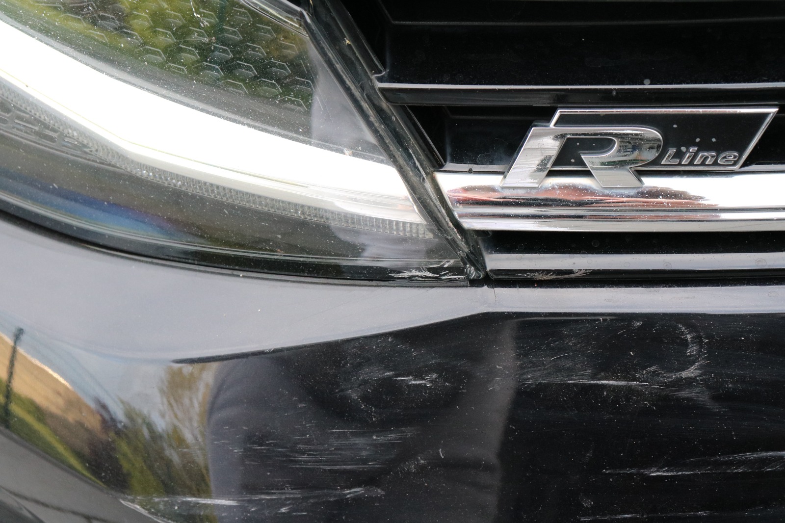 Detailaufnahme bei der Schadensanalyse